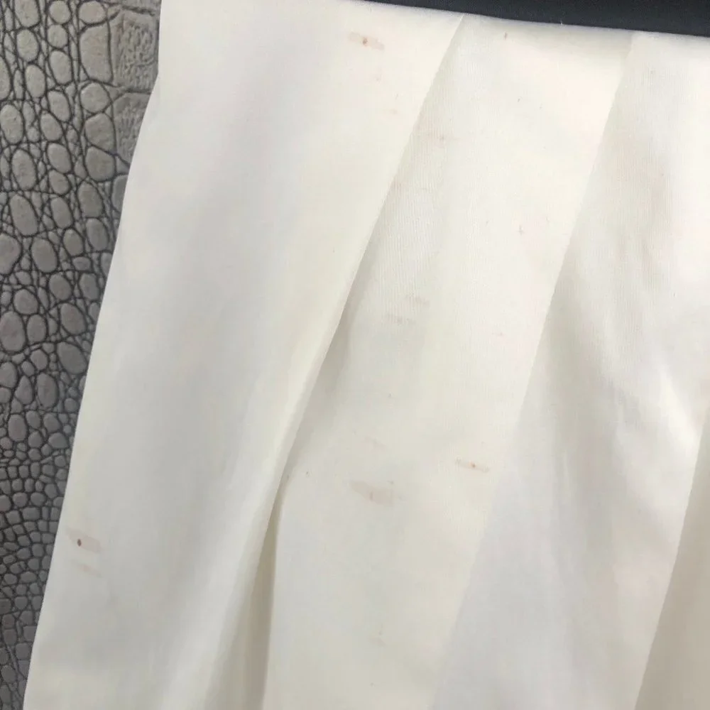Tweeze Me Juniors Ivory Ruffle Dress Size 3 - Picture 6 of 7